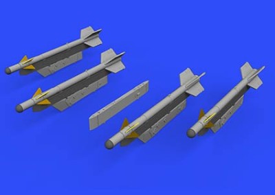 Eduard 672186 R-3S missiles w/ pylons for MiG-21 1/72