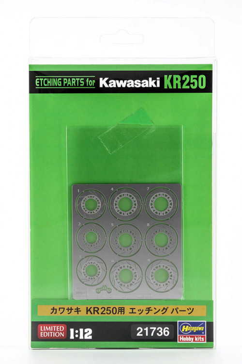 Hasegawa 21736 Фототравление Etching Parts For 1/12 Kawasaki Kr250 1/12