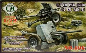 UMmt 606 German Antitank guns 3.7cm PAK 35/36 and 4.2cm PAK 41 1/72