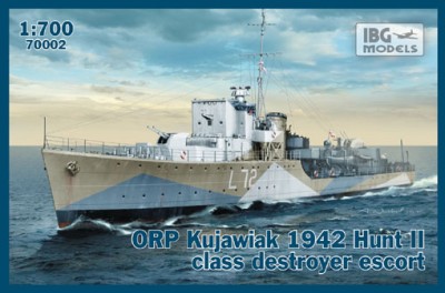IBG Models 70002 Hunt II class destroyer escort (ORP Kujawiak 1942) 1/700