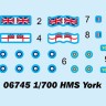 Trumpeter 06745 HMS York 1/700