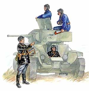 Звезда 3504 Танкисты Крсной Армии (1933-1943) 1/35