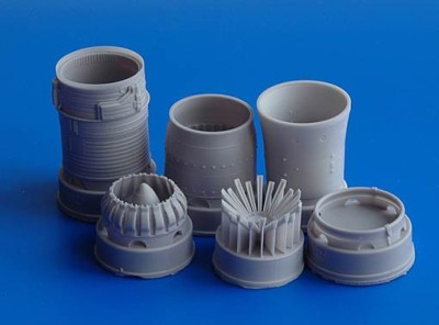 Amigo Models AМG 48012-1 MiG-21PF/PFM/S/M/R exh.nozzle of R11F2-300 1/48