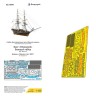 Микродизайн 100001 Бриг "Меркурий (Звезда) основной набор 1/100