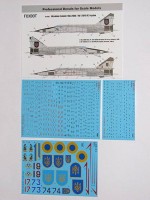 Foxbot Decals FBOT48036T Ukrainian Foxbats: Mikoyan MiG-25RB and Stencils 1/48