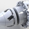 Barracuda Studios BCR48349 Hawker Sea Fury FB.11 Engine Front and Spinner Set 1/48