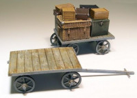 Plus model 207 Railway cart on baggages 1:35
