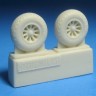 Barracuda Studios BCR72497 North-American P-51 Mustang Diamond Tread Wheels 1/72
