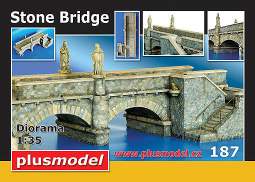 Plus model 187 Stone bridge 1:35