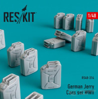 Reskit RS48-0314 German Jerry Cans set WWII (16 pcs) all 1/48