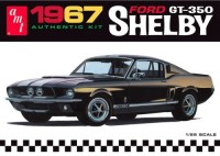 AMT 0834 1967 Ford Mustang Shelby GT-350 molded in black plastic 1/25