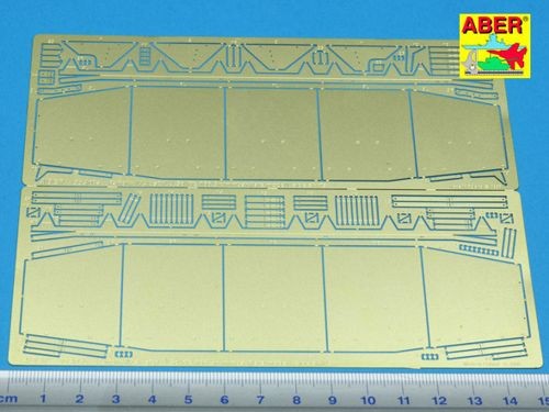 Aber 35A007 Pz.Kpfw.IVH/Pz.Kpfw.IVJ and Brummbar side skirts [Brummbar Sd.Kfz.166 Stu.Pz.Kpfw.IV] 1/35