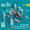 Reskit F32050 British Aircraft mech. w/ SUU-23 20mm (3 fig) 1/32