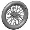 Art Scale 200-A48018 German 760x100 spoked wheels - 1 pair 3d-printed 1/48