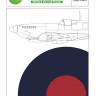 Art Scale 200-D32042 Supermarine Spitfire Mk.IXc - stencils The sheet contains decals - complete stencils for two models 1/32
