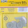 CMK 4378 Blenheim Mk.I Mainwheels Smooth Tyre (AIRFIX) 1/48