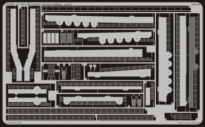 Eduard 53007 US Aircraft Carrier Hornet railings 1/350 TRU