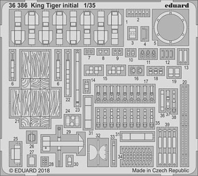 Eduard 36386 King Tiger initial 1/35