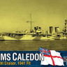 Combrig 70648 HMS Caledon Light Cruiser, 1941 fit 1/700