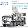 Quinta Studio QD35064 Pantsir-S1 (SA-22 Greyhound) (Meng) 3D Декаль интерьера кабины 1/35