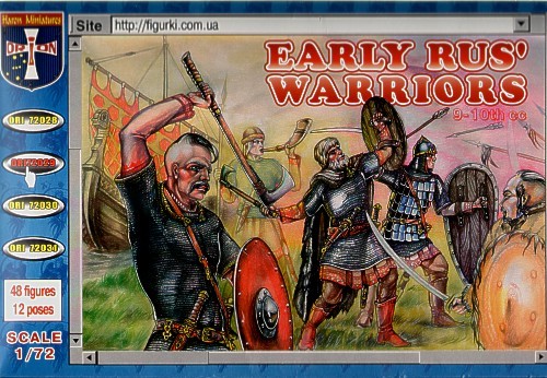 Orion ORI72029 Early Rus' (Russian) Warriors 9th/10th centuries 1/72
