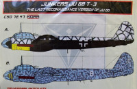 Kora Model CSD7247 Junkers Ju 88 T-3 Conv.set&decal (HAS,AMT) 1/72