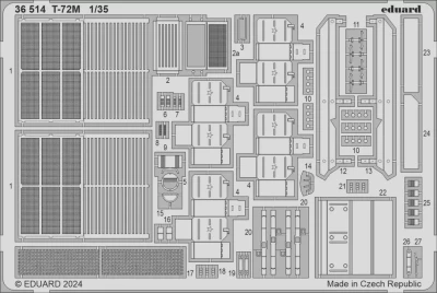 Eduard 36514 SET T-72M (TRUMP) 1/35