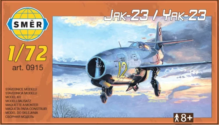 Smеr VD915 Yak-23 (2x Poland, USA, USSR, CZ) 1/72