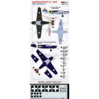 Kora Model DEC7213 Messers. Bf 108B (Royal Hungarian AF) декали декали 1/72