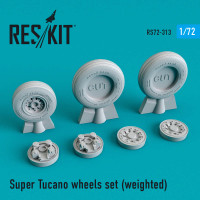 Reskit RS72-0313 Super Tucano wheels set (weighted) AVM 1/72