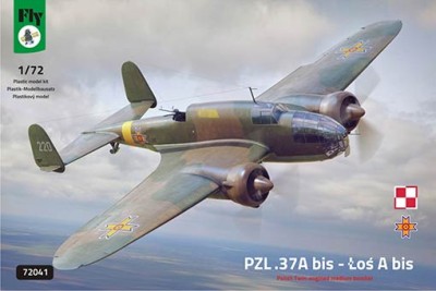 Fly model 72041 PZL-37A bis Los Polish Twin-engined Bomber 1/72