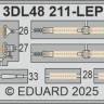 Eduard 3DL48211 F4F-4 SPACE (ACAD) 1/48