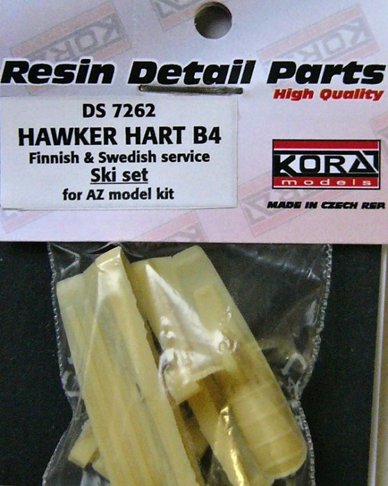 Kora Model DS7262 H.Hart B4 Finnish&Swedish serv. Ski set (AZ) 1/72