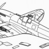CMK 4125 Spitfire armament type C - set for TAM/HAS ( 4 x guns 7,7 mm + 2 x cannon 20 mm) 1/48