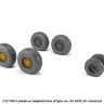 Armory ARAW72414 BAC TSR-2 wheels with weighted tires/tyres, type "a" 1/72