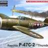Kovozavody Prostejov 72512 Republic P-47C-2 'Thunderbolt' (3x camo) 1/72
