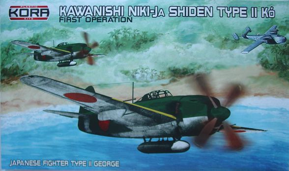 Kora Model KPK72016 Kawanishi N1K1-JA Shiden (plastic kit) 1/72