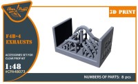 Clear Prop CPA48073 F4B-4 exhausts (CL.PROP) 1/48