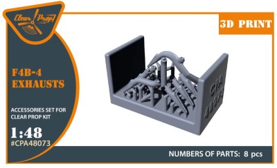 Clear Prop CPA48073 F4B-4 exhausts (CL.PROP) 1/48