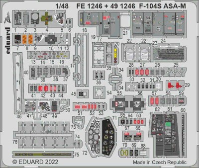 Eduard FE1246 F-104S ASA-M (KIN) 1/48