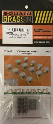 Eduard 635023 BRASSIN WWII German NOTEK headlights PRINT 1/35