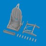 Eduard 624007 BRASSIN Spitfire Mk.VIII/Mk.IX seat PRINT 1/24