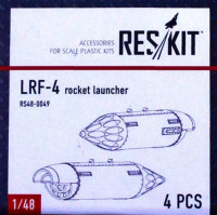 ResKit RS48-0049 LRF-4 rocket launcher (4 pcs.) 1/48