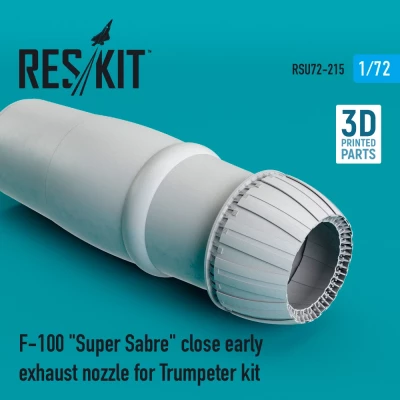 Reskit RSU72-215 F-100 'Super Sabre' close early exh.nozzles 1/72