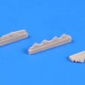 CMK Q72186 A6M2/3/5 Zero Fuselage Type 97 Bomb rack 2 pc 1/72