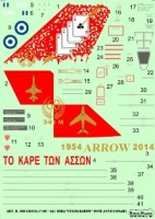 Model Maker Decals D48060 Greek Lockheed-Martin F-16C 341 Mira "Velos/Arrow" 60th anniversary 1/48