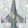 Model Maker Decals D72120 Lockheed-Martin F-16C ZEUS DEMO TEAM decal + resin 1/72