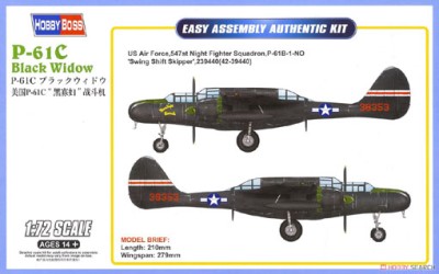 Hobby Boss 87263 P-61C Black Widow 1/72