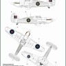 Model Maker Decals IM48704 Hawker Hurricane roundels and fin flashes-LATE 1/48