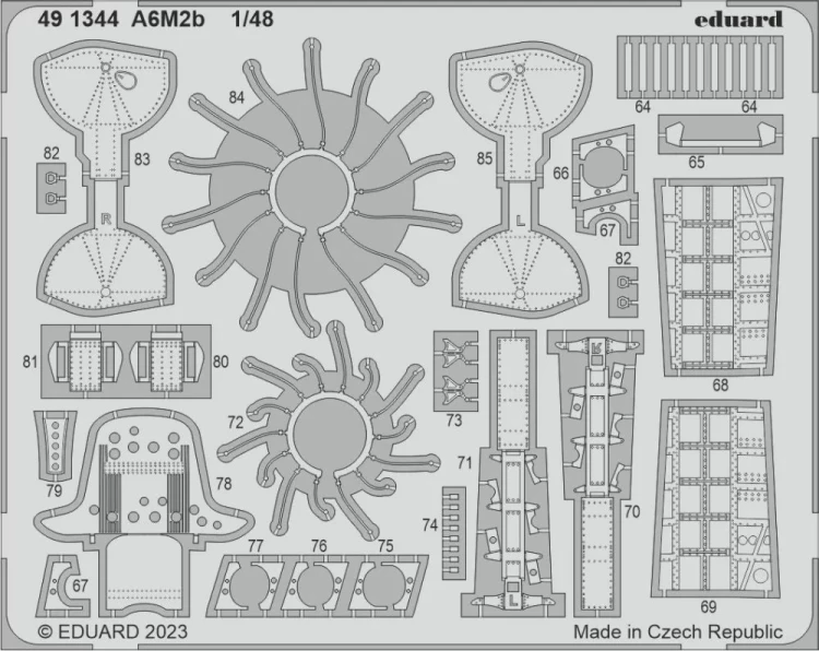 Eduard 491344 SET A6M2b (ACAD) 1/48